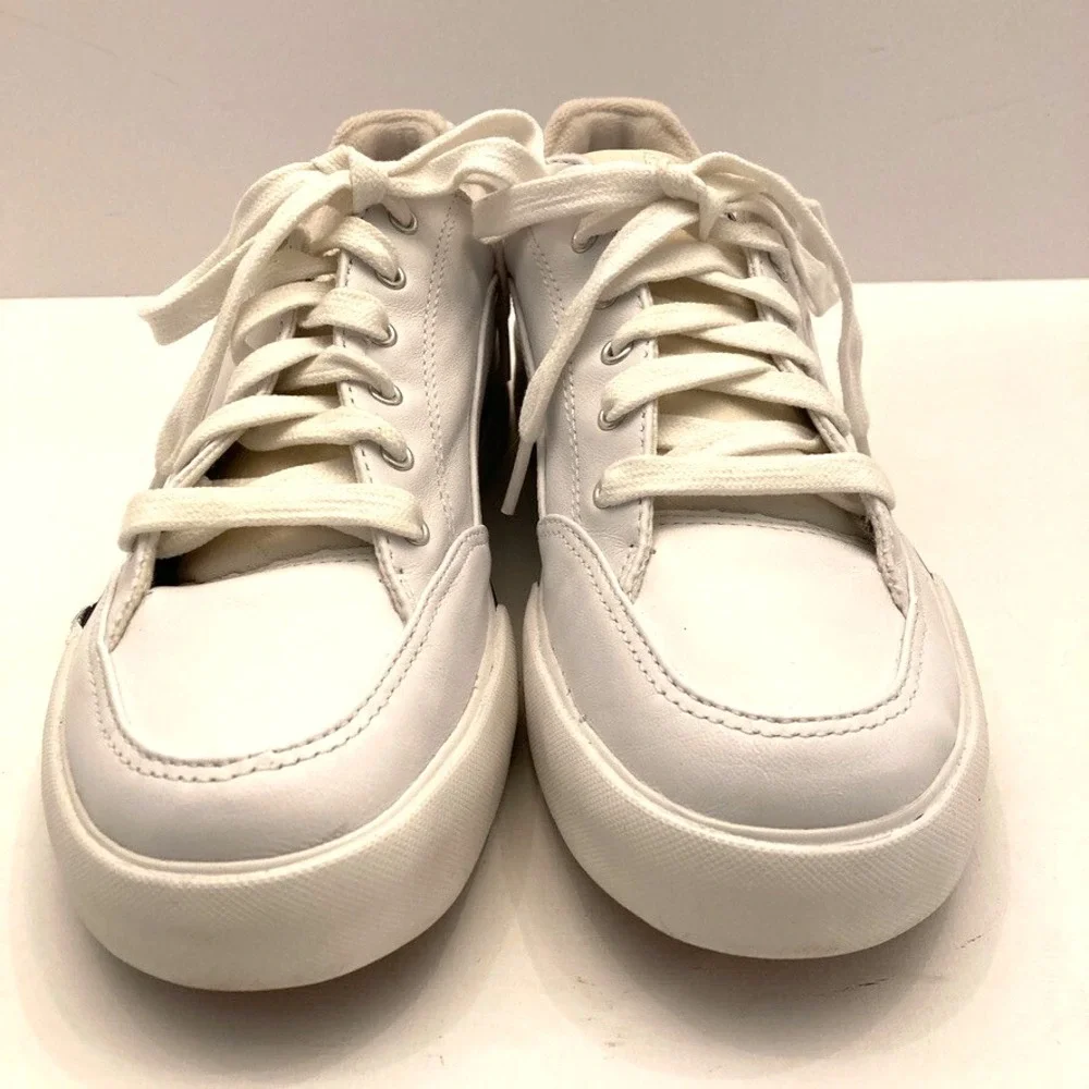 Reebok Elle 4 Tennis Shoe Womens 9.5 EU 40.5‎ White Navy Box Nearly New